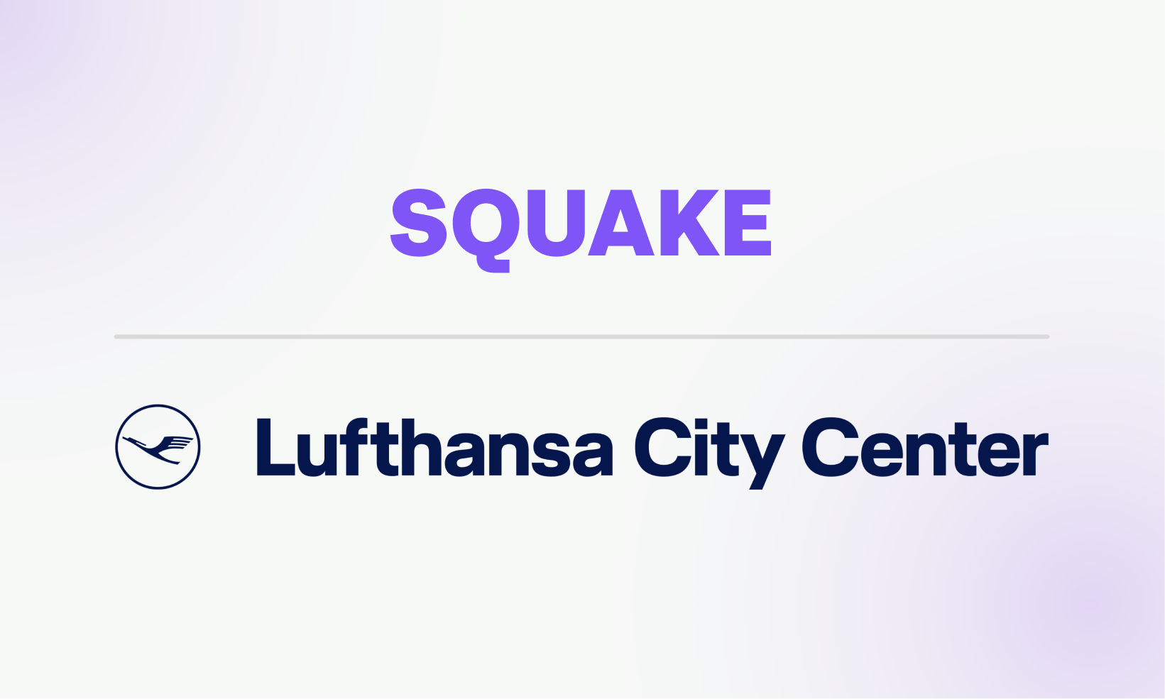 SQUAKE powers new sustainability offering for Lufthansa City Center corporate customers
